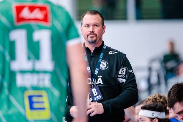 Misha Kaufmann TVB Stuttgart, Coach GER, GWD Minden vs TVB Stuttgart, Handball, 1 Bundesliga, Matchday 23, Season 2025 2026, 01 03 2026 GER, GWD Minden vs TVB Stuttgart, Handball, 1 Bundesliga, Matchday 23, Season 2025 2026, 01 03 2026 Minden Copyright: xEibner-Pressefoto JanxRollingerx EP_JSK