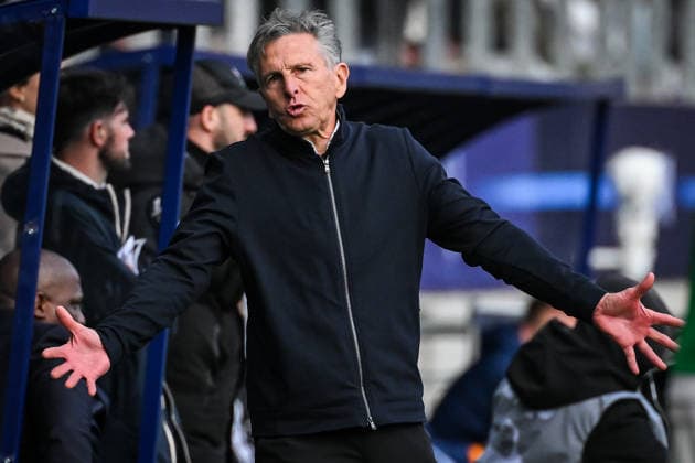 March 1, 2026, Paris, France, France: Claude PUEL of Nice looks dejected during the Ligue 1 match between Paris FC and OGC Nice at Jean-Bouin Stadium on March 01, 2026 in Paris, France. Paris France - ZUMAm308 20260301_zsp_m308_013 Copyright: xMatthieuxMirvillex
