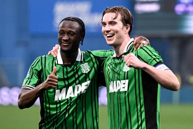 Db Reggio Emilia 01 03 2026 - campionato di calcio Serie A Sassuolo-Atalanta foto Daniele Buffa Image nella foto: Ismael Kone -Kristian Thorstvedt 
