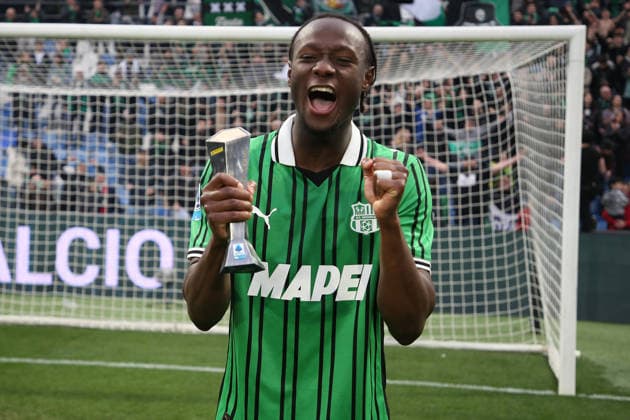 Sassuolo™s Ismael Kone Panini player of the match during the Serie A soccer match between Sassuolo and Atalanta at the Mapei Stadium Citta™ del Tricolore in Reggio Emilia - sunday , March 1, 2026. - Soccer .  Copyright: xGiannixSantandrea LaPressex