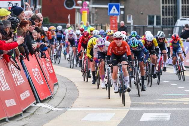 Fenix - Ekoï Omloop van het Hageland AARSCHOT TIELT - WINGE, Belgium 01 03 2026 Kool Charlotte (NED) of Fenix-Premier Tech celebrating her victory Pictured during the Fenix - Ekoï Omloop van het Hageland on 01 March 2026 ( Picture by Gianni Barbieux Photo News ). Gent Belgium  Copyright: xGiannixBarbieuxx