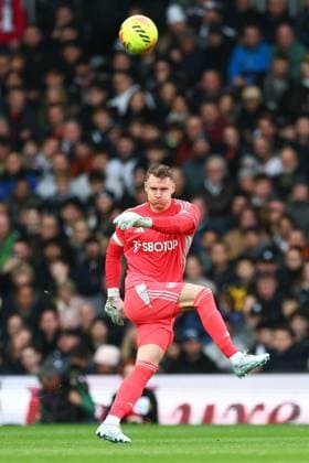 Bernd Leno of Fulham Fulham v Tottenham Hotspur, Premier League, Football, Craven Cottage, London, UK - 01 Mar 2026London Craven Cottage United Kingdom EDITORIAL USE ONLY No use with unauthorised audio, video, data, fixture lists, club league logos or live services. Online in-match use limited to 120 images, no video emulation. No use in betting, games or single club league player publications.  Copyright: xSimonxDael Shutterstockx 16708827bp