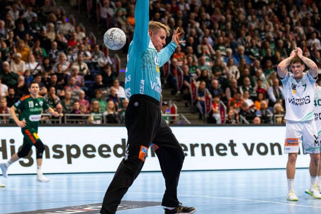 Kristian SAEVERAS FRISCH AUF Goeppingen, 12 with one save GER, TSV Hannover Burgdorf vs FRISCH AUF Goeppingen, Handball, Bundesliga, Matchday 23, Season 2025 2026, 01 03 2026, GER, TSV Hannover Burgdorf vs FRISCH AUF Goeppingen, Handball, Bundesliga, Matchday 23, Season 2025 2026, 01 03 2026, Hannover Copyright: xEibnerxPressefoto OliverxSchmidtx EP_OST