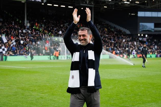 Former Fulham player Giorgos Karagounis is introduced to the crowd at half time Fulham v Tottenham Hotspur, Premier League, Football, Craven Cottage, London, UK - 01 Mar 2026London Craven Cottage United Kingdom EDITORIAL USE ONLY No use with unauthorised audio, video, data, fixture lists, club league logos or live services. Online in-match use limited to 120 images, no video emulation. No use in betting, games or single club league player publications.  Copyright: xSimonxDael Shutterstockx 16708827ea