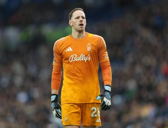 Premier League - Brighton & Hove Albion FC v Nottingham Forest FC LONDON, ENGLAND, MARCH 1: Matz Sels of Nottingham Forest during the match between Brighton and& Hove Albion FC and Nottingham Forest FC in the Premier League at the AMEX Community Stadium in Brighton, England, on March 1. (Photo by Daniel Weir) Brighton AMEX Community Stadium England Copyright: xDanielxWeir SportsxPressxPhotox SPPA_Brighton_Nottingham_Forest_010326_DW81