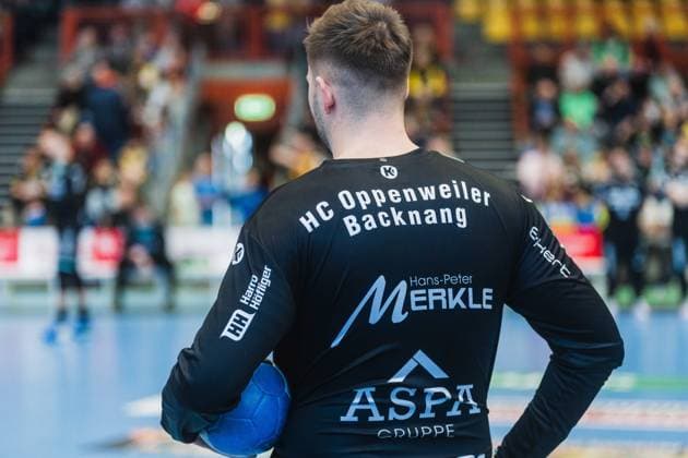 HC Oppenweiler Backnang, Jersey from behind HSG Krefeld Niederrhein vs HC Oppenweiler Backnang, Handball, 2 HBL, 22 Matchday, Season 2025 26, 01 03 2026, HSG Krefeld Niederrhein vs HC Oppenweiler Backnang, Handball, 2 HBL, 22 Matchday, Season 2025 26, 01 03 2026 Krefeld Copyright: xEibner-Pressefoto LukasxBaldygax EP_LBA