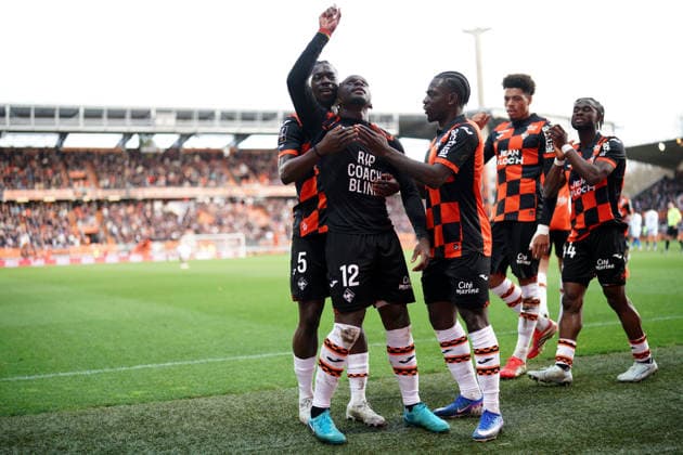 FC Lorient v AJ Auxerre - Ligue 1 McDonald s 2025 2026 17 Jean Victor MAKENGO (fcl) - 05 Bamo MEITE (fcl) - 12 Bamba DIENG (fcl) during the Ligue 1 McDonald s match between Lorient and Auxerre at Stade du Moustoir on March 1, 2026 in Lorient, France. Lorient France  Copyright: xFEPx 776348303