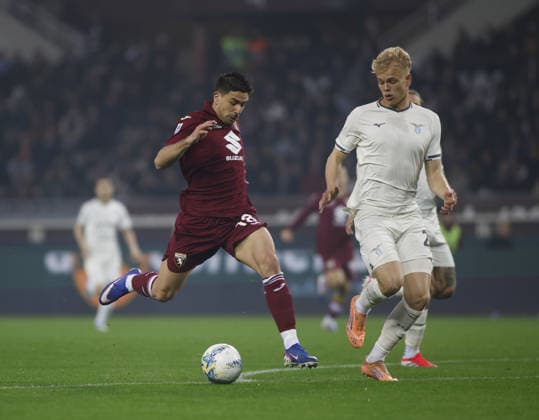 Giovanni Simeone of Torino FC during the Italian Serie A, season 2025-2026, football match between Torino FC and SS Lazio on 01 March 2026 at Stadio Olimpico Grande Torino, Turin, Italy. Photo, Nderim Kaceli  Copyright: xNderimxKaceli IPAxSportx xipa-agency.netx xx IPA_72228389 IPA_Agency_IPA72228389