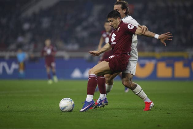 Giovanni Simeone of Torino FC during the Italian Serie A, season 2025-2026, football match between Torino FC and SS Lazio on 01 March 2026 at Stadio Olimpico Grande Torino, Turin, Italy. Photo, Nderim Kaceli  Copyright: xNderimxKaceli IPAxSportx xipa-agency.netx xx IPA_72228400 IPA_Agency_IPA72228400