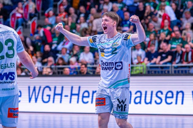 v l , TSV Hannover Burgdorf green vs FRISCH AUF Göppingen white on matchday 23 of the 2025 2026 season in the DAIKIN Handball Bundesliga 01 03 2026, ZAG Arena Hannover, GER , Copyright: xJanxGuentherx xTSVxHannover-Burgdorfx