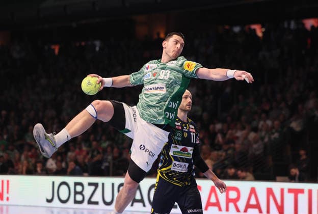 GER HBL Season 2025 2026 FÜCHSE Berlin vs Rhein Neckar Löwen, 01 03 26, Max Schmeling Halle, Berlin, Mijajlo MARSENIC Füchse Berlin 93