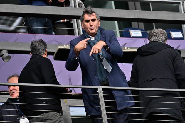 FOOTBALL : Paris FC vs Nice - Ligue 1 - 01 03 2026 Jean Marc GALLOT ( general director PFC ) attends the Ligue 1 match between Paris FC and OGC Nice at Stade Jean Bouin on March 01, 2026 in Paris, France. ( Photo by Federico Pestellini PsnewZ ) - ParisFrance  Copyright: xFedericoxPestelinix