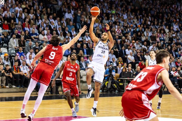 Basketball, World Championship Qualifier, Germany - Croatia