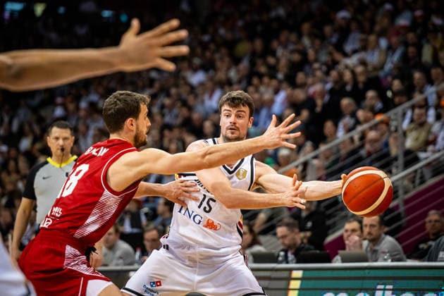 Basketball Bonn 01 03 2026 FIBA Basketball World Cup 2027 European Qualifiers Germany GER Croatia CRO Jonas Mattisseck Germany, No 15