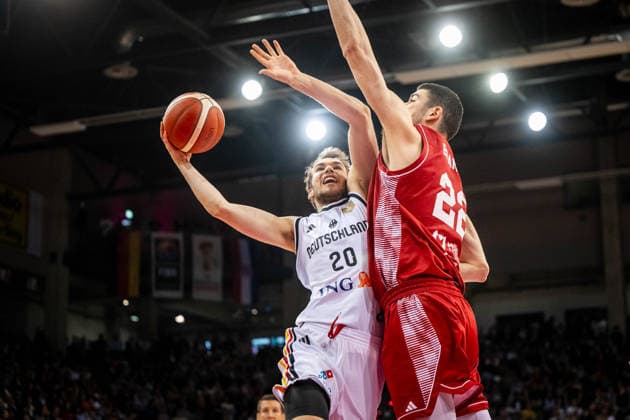 Basketball Bonn 01 03 2026 FIBA Basketball World Cup 2027 European Qualifiers Germany GER Croatia CRO Malte Delow Germany, No 20