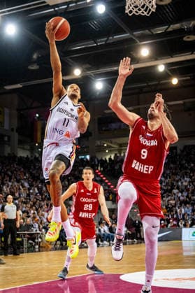 Basketball Bonn 01 03 2026 FIBA Basketball World Cup 2027 European Qualifiers Germany GER Croatia CRO Nelson Weidemann Germany, No 11
