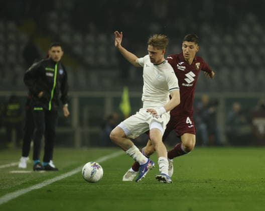 Kenneth Taylor of SS Lazio during the Italian Serie A, season 2025-2026, football match between Torino FC and SS Lazio on 01 March 2026 at Stadio Olimpico Grande Torino, Turin, Italy. Photo, Nderim Kaceli  Copyright: xNderimxKaceli IPAxSportx xipa-agency.netx xx IPA_72230540 IPA_Agency_IPA72230540
