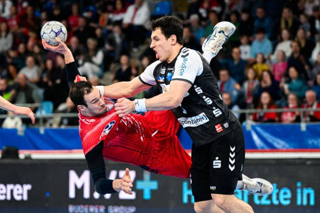 Bietigheim HBL 25 26 SG BBM Bietigheim HSG Nordhorn Lingen Dominik Claus Bietigheim , Christian Wilhelm Nordhorn Bietigheim Bissingen Egetrans Arena Baden Württemberg Germany