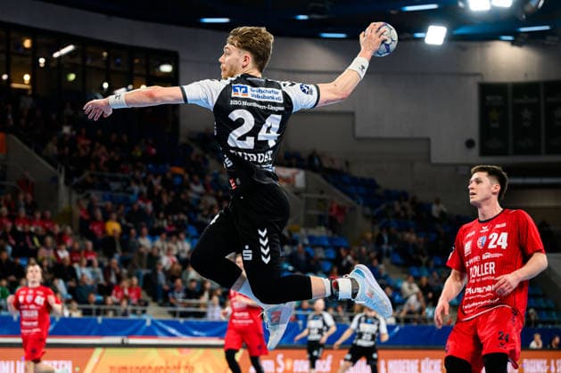 Bietigheim HBL 25 26 SG BBM Bietigheim HSG Nordhorn Lingen Elias Ruddat Nordhorn Bietigheim Bissingen Egetrans Arena Baden Württemberg Germany