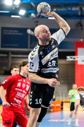 Bietigheim HBL 25 26 SG BBM Bietigheim HSG Nordhorn Lingen Maximilian Lux Nordhorn Bietigheim Bissingen Egetrans Arena Baden Württemberg Germany
