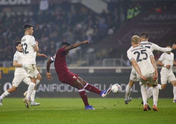 CALCIO - Serie A - Torino FC vs SS Lazio Duvan Zapata of Torino FC during the Italian Serie A, season 2025-2026, football match between Torino FC and SS Lazio on 01 March 2026 at Stadio Olimpico Grande Torino, Turin, Italy. Photo, Nderim Kaceli Turin Italy  Copyright: xIPAxSport ABACAx