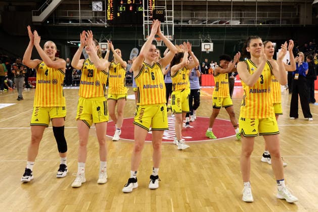 DEU, easyCredit DBBL, ALBA vs Rutronik Stars Keltern, 01 03 2026, Soemmeringhalle, Berlin, DEU, easyCredit DBBL, ALBA vs Rutronik Stars Keltern, in the picture ALBA players circle nordphotoxGmbHx xEngler nph00076