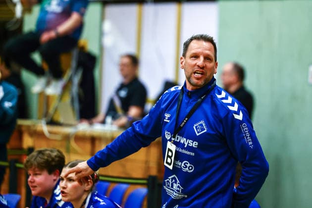 Handball I Women I Season 2025 2026 I 3 Liga Nord I 17 Matchday I SV Henstedt Ulzburg TUS 97 Bielefeld Jöllenbeck I 28 02 2026 Pierre Limberg TUS 97 Bielefeld Jöllenbeck Copyright: xLobeca RalfxHomburgx