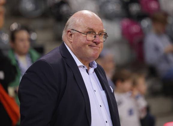 International match Germany vs. Croatia in Bonn World Cup Qualification World Championship Preparation Here Ingo Weiss President, German Basketball Federation President
