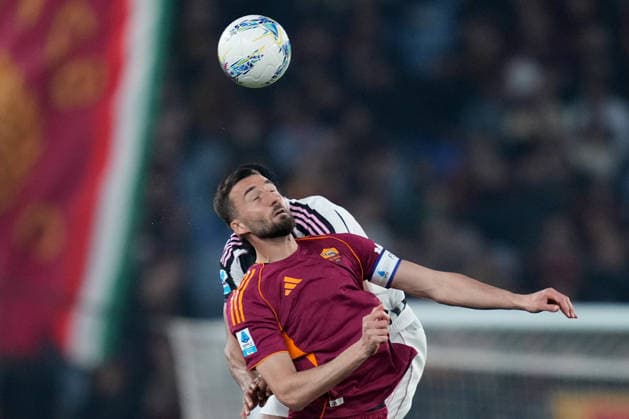 Roma™s Bryan Cristante during the Serie A EniLive soccer match between Roma and Juventus at the Rome s Olympic stadium, Italy - Sunday March 01, 2026 - Soccer ( Photo by Alfredo Falcone LaPresse )  Copyright: xAlfredoxFalcone LaPressex