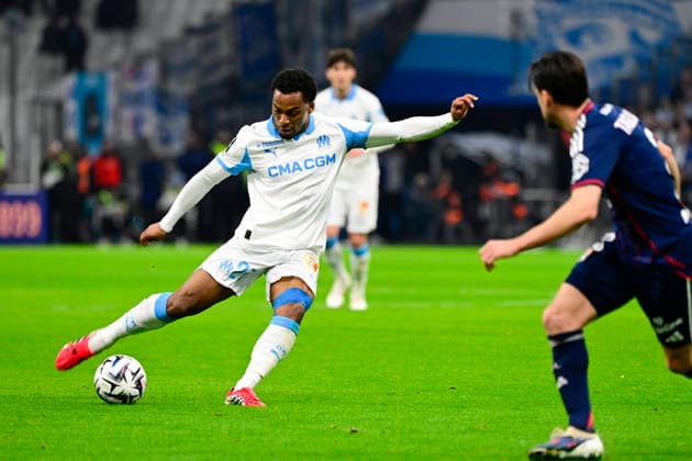 FOOTBALL : Olympique de Marseille VS Olympique Lyonnais - Ligue 1 McDonald s - 01 03 2026 Quinten Timber (OM) - Ligue 1 McDonald s match between Olympique de Marseille and Olympique Lyonnais on March 1, 2026 at the Orange Velodrome Stadium in Marseille. MarseilleFrance  Copyright: xWilliamxCannarellax