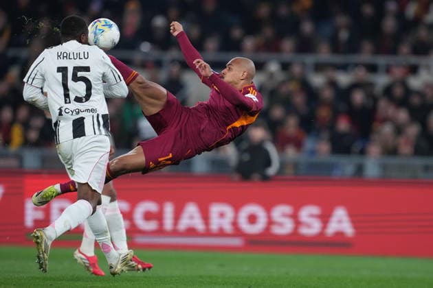 Roma™s Donyell Malen during the Serie A EniLive soccer match between Roma and Juventus at the Rome s Olympic stadium, Italy - Sunday March 01, 2026 - Soccer ( Photo by Alfredo Falcone LaPresse )  Copyright: xAlfredoxFalcone LaPressex