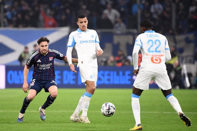 Olympique de Marseille v Olympique Lyonnais - Ligue 1 McDonald s 2025 2026 03 Nicolas TAGLIAFICO (ol) - 10 Mason GREENWOOD (om) during the Ligue 1 McDonald s match between Marseille and Lyon at Stade Velodrome on March 1, 2026 in Marseille, France. Marseille France  Copyright: xFEPx 776348306
