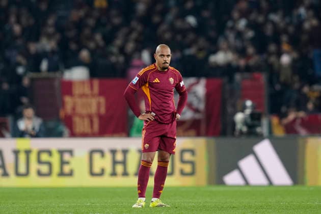 Donyell Malen (AS Roma) looks dejected, Serie A, AS Roma v Juventus FC, Olimpico Stadium, March 1, 2026, Rome, Italy.