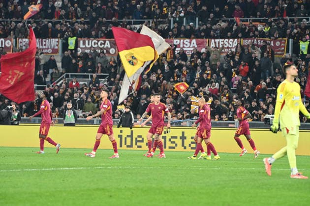 March 1, 2026, Roma, Roma, Italia: Goal the Donyell Malen (AS Roma) During the 2025 26 Italian Serie A football match between AS Roma and FC Juventus on March 1, 2026, at the Stadio Olimpico in Rome...Pictured: Roma Vs. Juventus 2025 26 Serie A Championship  - ZUMAs236 20260301_aap_s236_079 Copyright: xFabioxSassox