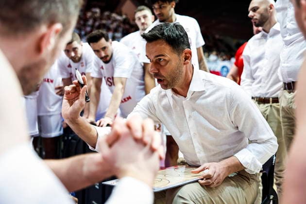 GDYNIA 01.03.2026 KOSZYKOWKA KOSZKADRA REPREZENTACJA POLSKI MECZ POLSKA - LOTWA ELIMINACJE MISTRZOSTW SWIATA 2027 - - - MEN BASKETBALL POLISH national team, Nationalteam WORLD CUP SERIES QUALIFIERS GAME POLAND - LATVIA NZ trener coach Igor Milicic , FOT. TOMASZ SOKOLOWSKI 058SPORT.PL NEWSPIX.PL --- newspix.pl 