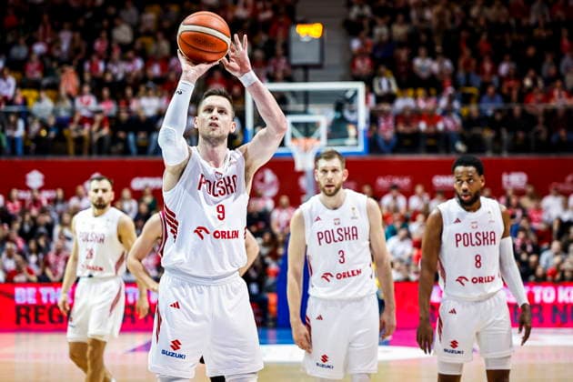 GDYNIA 01.03.2026 KOSZYKOWKA KOSZKADRA REPREZENTACJA POLSKI MECZ POLSKA - LOTWA ELIMINACJE MISTRZOSTW SWIATA 2027 - - - MEN BASKETBALL POLISH national team, Nationalteam WORLD CUP SERIES QUALIFIERS GAME POLAND - LATVIA NZ mateusz ponitka, FOT. TOMASZ SOKOLOWSKI 058SPORT.PL NEWSPIX.PL --- newspix.pl 