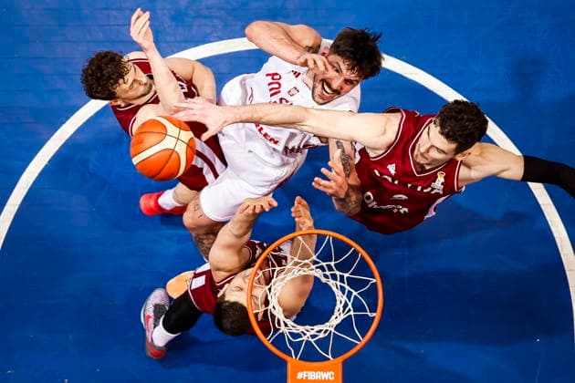 GDYNIA 01.03.2026 KOSZYKOWKA KOSZKADRA REPREZENTACJA POLSKI MECZ POLSKA - LOTWA ELIMINACJE MISTRZOSTW SWIATA 2027 - - - MEN BASKETBALL POLISH national team, Nationalteam WORLD CUP SERIES QUALIFIERS GAME POLAND - LATVIA NZ dominik olejniczak, FOT. TOMASZ SOKOLOWSKI 058SPORT.PL NEWSPIX.PL --- newspix.pl 