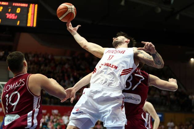 2026.03.01 Gdynia Koszykowka Kwalifikacje do Mistrzostw Swiata 2027 Polska - Lotwa N z Dominik Olejniczak Foto Piotr Matusewicz PressFocus 2026.03.01 Gdynia Basketball Poland - Latvia Dominik Olejniczak Credit: Piotr Matusewicz PressFocus NEWSPIX.PL --- newspix.pl 