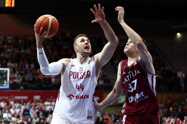Basketball, World Championship Qualifier, Poland - Latvia