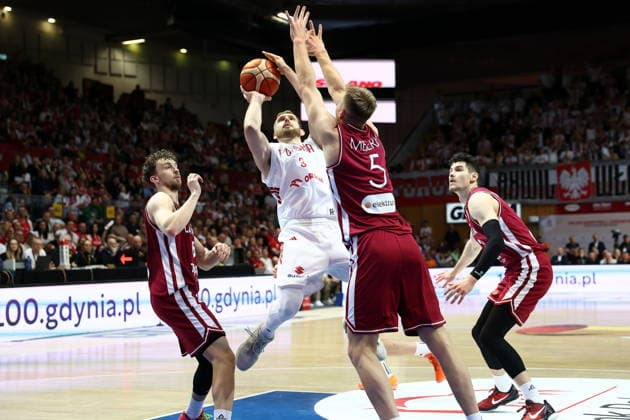 2026.03.01 Gdynia Koszykowka Kwalifikacje do Mistrzostw Swiata 2027 Polska - Lotwa N z Michal Sokolowski Foto Piotr Matusewicz PressFocus 2026.03.01 Gdynia Basketball Poland - Latvia Michal Sokolowski Credit: Piotr Matusewicz PressFocus NEWSPIX.PL --- newspix.pl 