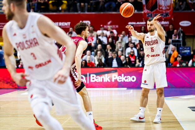GDYNIA 01.03.2026 KOSZYKOWKA KOSZKADRA REPREZENTACJA POLSKI MECZ POLSKA - LOTWA ELIMINACJE MISTRZOSTW SWIATA 2027 - - - MEN BASKETBALL POLISH national team, Nationalteam WORLD CUP SERIES QUALIFIERS GAME POLAND - LATVIA NZ Kamil Laczynski , FOT. TOMASZ SOKOLOWSKI 058SPORT.PL NEWSPIX.PL --- newspix.pl 
