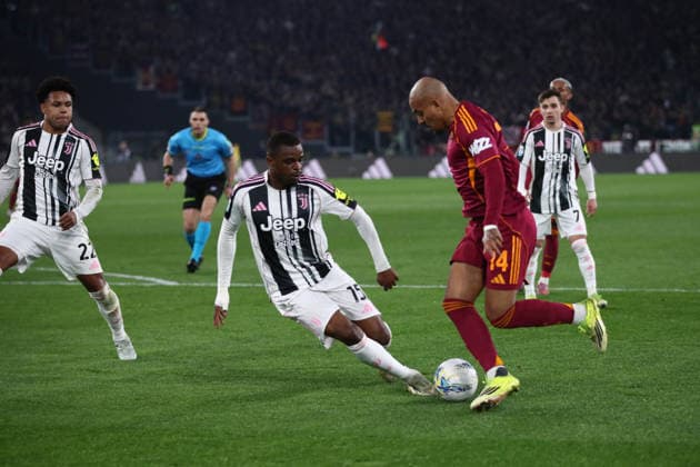 CALCIO - Serie A - AS Roma vs Juventus FC 01.03.2026 Roma vs Juventus (Serie A) Calcio; 27Â° Giornata Nella foto: Malen (Foto Gino Mancini) Roma Italy  Copyright: xIPAxSport ABACAx