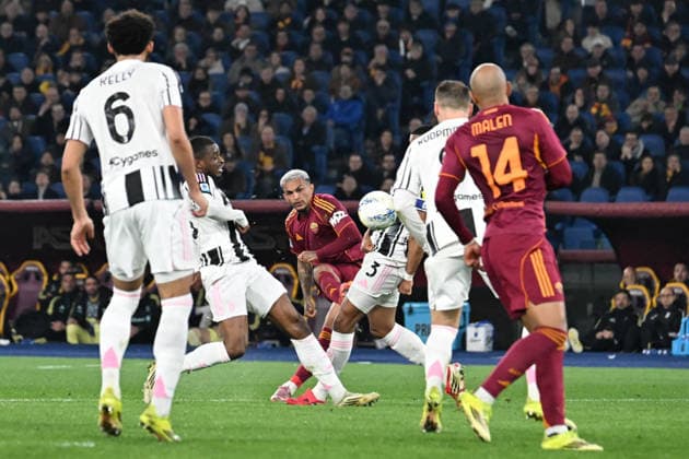 CALCIO - Serie A - AS Roma vs Juventus FC 01.03.2026 Roma vs Juventus (Serie A) Calcio; 27Â° Giornata Nella foto: Wesley gol (Foto Gino Mancini) Roma Italy  Copyright: xIPAxSport ABACAx
