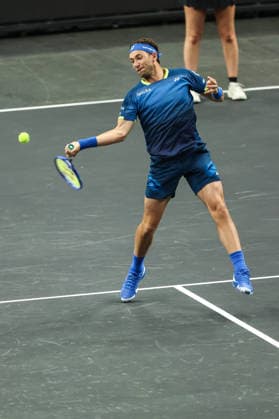 Tennis 2026: MGM Slam Presented By Capital One MAR 01 March 1, 2026: Casper Ruud in action during the MGM Slam Presented by Capital One on March 1, 2026 at T-Mobile Arena in Las Vegas, NV. Christopher Trim Cal Media. (Credit Image: Â Christopher Trim Cal Sport Media) Las Vegas Nevada United States of America EDITORIAL USE ONLY Copyright: xx ZUMA-20260301_zma_c04_052.jpg ChristopherxTrimx csmphotothree476691