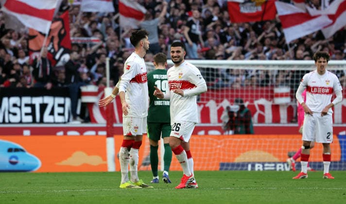 01 03 26 VfB Stuttgart VfL Wolfsburg Germany, Stuttgart, 01 03 2026, Football, Bundesliga, Season 2025 2026, VfB Stuttgart VfL Wolfsburg 4 0 Deniz Undav VfB Stuttgart