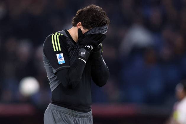 CALCIO - Serie A - AS Roma vs Juventus FC Rome, Italy - March 1, 2026: Mile Svilar of of Roma Disappointment after Juventus score in the Serie A Enilive 2025-2026 football match between AS Roma vs Fc Juventus of Turin at Olympic Stadium. Rome Italy  Copyright: xIPAxSport ABACAx