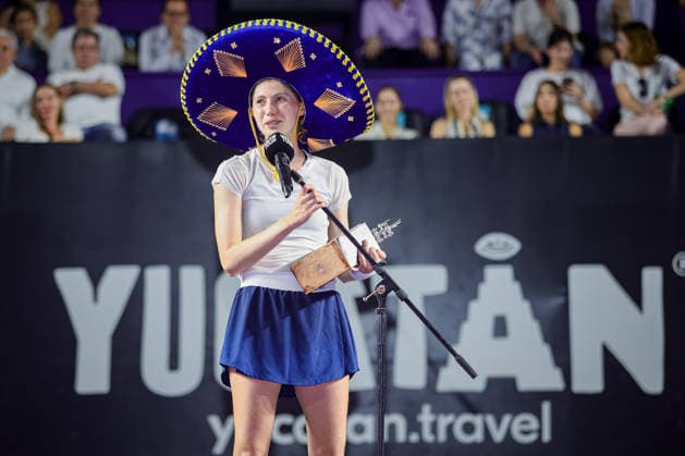 WTA MERIDA OPEN 2026 WTA MERIDA OPEN 2026 C BUCSA VS M FRECH 01032026 MERIDA, YUCATAN, MEXICO Photo of Spanish Cristina Bucsa, champion of the WTA Merida Open 2026 tournament, held at the Yucatan Country Club of Merida, Yucatan, Mexico After defeating Magdalena Frech of Poland Photo of Spanish Cristina Bucsa, champion of the WTA Merida Open 2026 tournament, held at the Yucatan Country Club of Merida, Yucatan, Mexico After defeating Magdalena Frech of Poland PHOTO BY IMAGENSHOP AGENCIA FOTOGRAFICA MERIDA YUCATAN MEXICO Copyright: xIMAGENSHOPxAGENCIAxFOTOGRAFICAx
