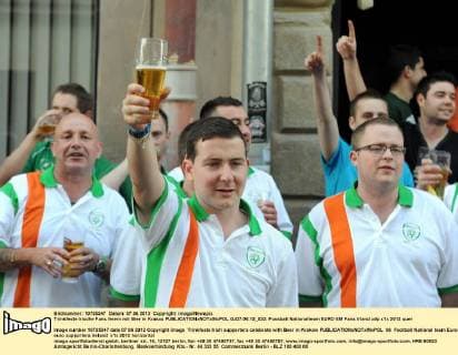 Football, EURO 2012, Fans from Ireland