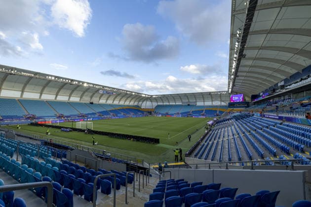 General view inside the stadium during the Womens Asian Cup match between Korea Republic and Islamic Republic of Iran at the Gold Coast Stadium in Robina, Australia Copyright: xMatthewxStarlingx xSPPx Sportspressphoto_SPR99792