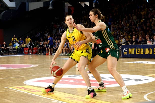 DEU, easyCredit DBBL, ALBA vs Rutronik Stars Keltern, 01 03 2026, Soemmeringhalle, Berlin, DEU, easyCredit DBBL, ALBA vs Rutronik Stars Keltern, in the picture Abby Muse ALBA Berlin 31 , ALEXANDRIA KISS RUSK Rutronik Stars Keltern 21 nordphotoxGmbHx xEngler nph00076